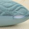 Summer Throw Pillow Covers 18x18 Inch Set of 2, Soft Plush Faux Wool Aqua Solid Couch Pillow Covers, Accent Farmhouse Neutral Square Pillow Cases for Sofa Bed Living Room